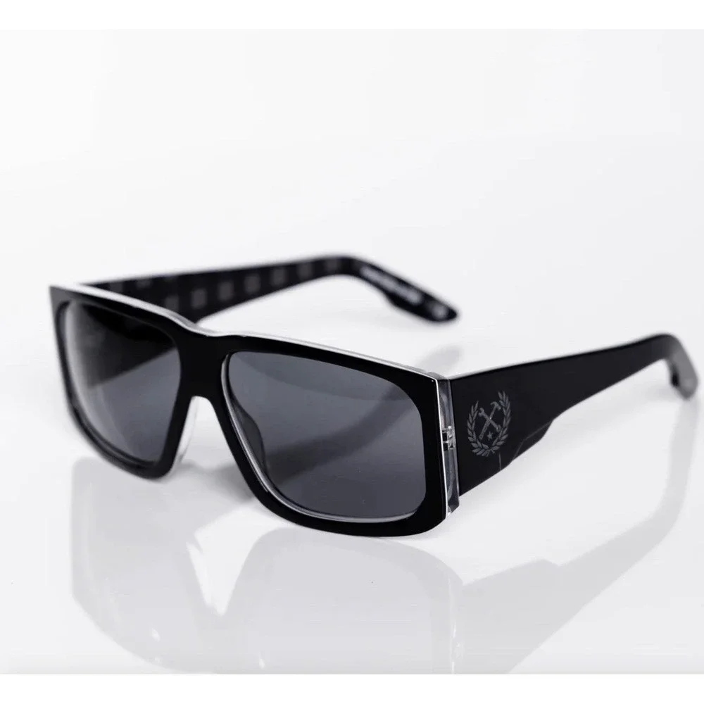 Dixxon Flannel Jefe Sunglasses Murked/Gray Bold Polarized NEW In Box Unisex